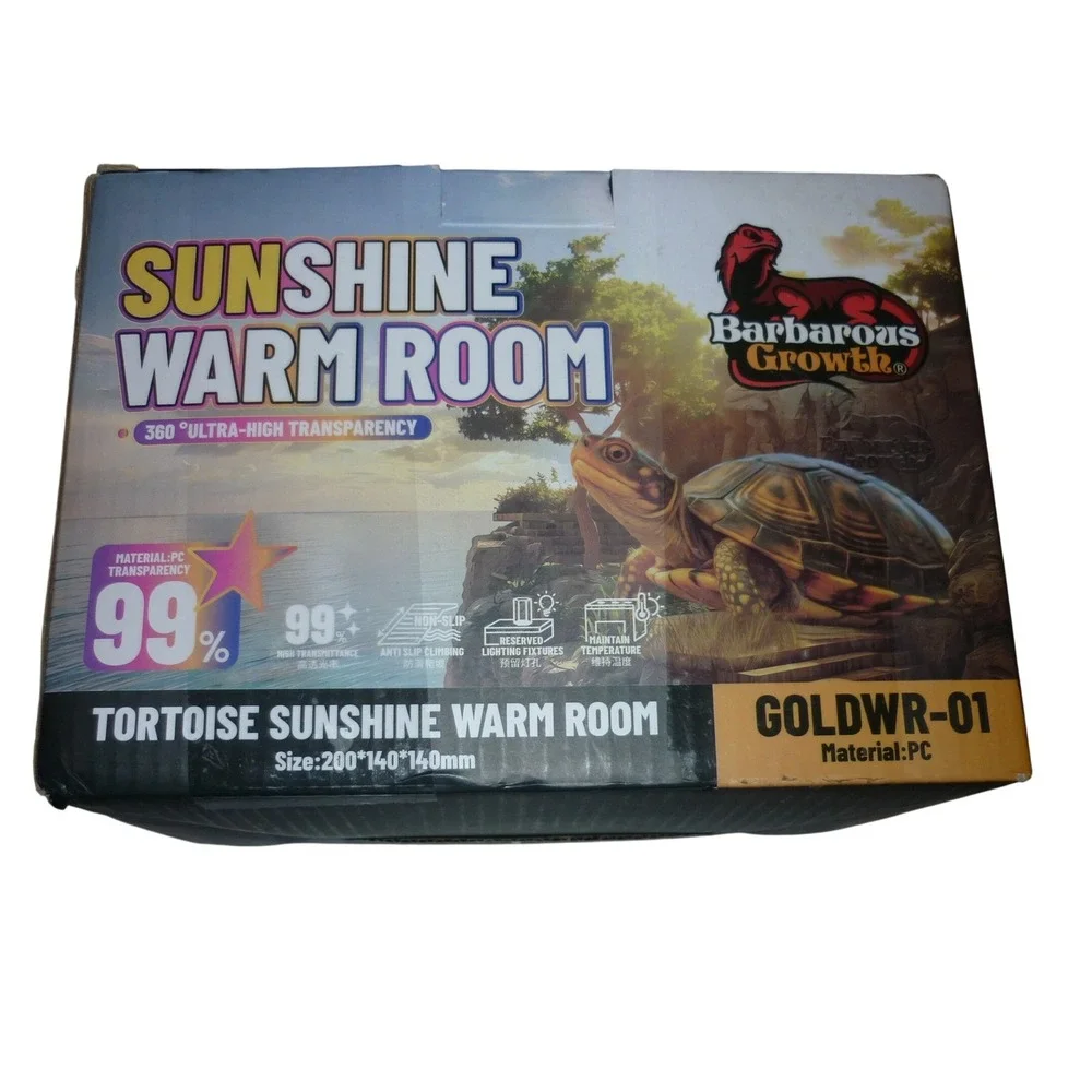Barbarous Growth GOLDWR-01‎ Tortoise Warm Room PC Reptile Habitat 200mm